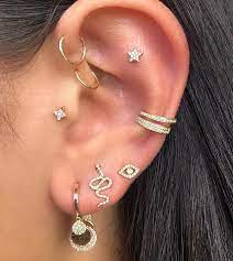 An Ear Game As Magical As You Are Get This Look Or Create Your Very Own At Our Next Piercing Event Save Ear Jewelry Unique Ear Piercings Fashion Jewelery