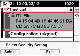 Button on the phone to enter the settings menu. Como Eliminar El Archivo Itl De Los Telefonos Ip Cisco Community