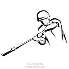 Baseball Pitcher Clipart Black And White Home Run Hitter Accent Homerun Baseball Design Free Clip Art
