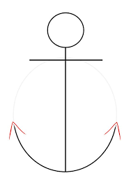 How To Draw An Anchor Anchor Canvas Paintings Anchor Crafts Anchor Drawings