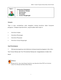 Refleksi berhubung dengan pemilihan pendekatan, kaedah dan teknik serta aktiviti dan bahan bantu mengajar yang digunakan. 70473486 Modul Bmm 3117 Kaedah Pengajaran Bahasa Melayu Sekolah Rendah