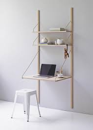 Klappschreibtisch Im Kleinen Home Office 33 Fotobeispiele Regal Schreibtisch Klappschreibtisch Regal