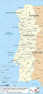 Dibujo de las provincias de españa para colorear dibujosnet. Mapa De Portugal Con Ciudades En Espanol