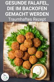 Gesunde Ofen Falafel Mit Krauterquark Fitness Rezept Zum Abnehmen In 2020 Rezepte Vegetarische Ernahrung Falafel Rezept
