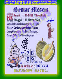 1 New Message Kode Syair Hongkong 19 Maret 2020 Forum Syair Togel Hongkong Singapura Sydney