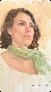 Watercolour portrait