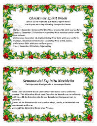 It's christmas around the world week! Christmas Spirit Week