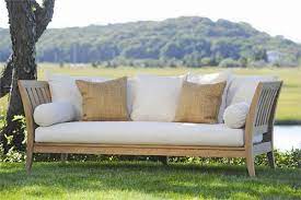 Kingsley Bate Ipanema Daybed Teak Furniture Outdoor Daybed Elegant Outdoor Furniture Patio Daybed