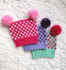 Check spelling or type a new query. Crochet A Cute Bitsy Bobbled Toboggan Hat It S Got Two Pom Poms Knithacker