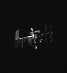 Image result for international space station through telescope