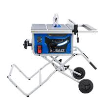 Kobalt 10 In Carbide Tipped Blade 15 Amp Portable Table Saw Lowes Com In 2020 Portable Table Saw Table Saw Diy Table Saw
