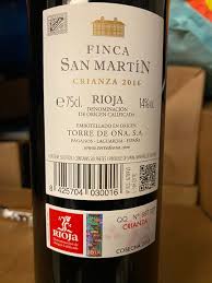 Check spelling or type a new query. 2016 Torre De Ona Rioja Finca San Martin Crianza Spain La Rioja La Rioja Alta Rioja Cellartracker