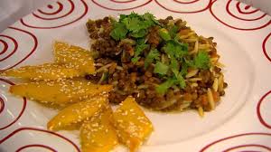 Linsen Mit Avocado Zu Knusprigen Polentarauten Martina Und Moritz Vegetarisch Vegetarische Rezepte