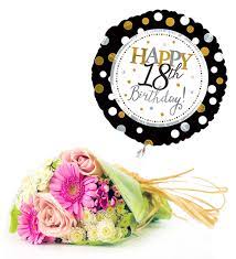Put a big smile on your loved ones face on their special day. Age Balloon And Flowers Birthday Gifts