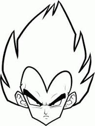 How To Draw Vegeta Easy Easy Drawings Dragon Ball Painting Dbz Drawings