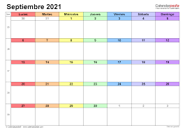 Todas las fases lunares para este mes mónica juliana hurtado. Calendario Septiembre 2021 Calendarpedia