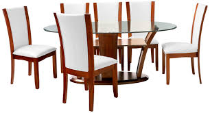 Check out our range of glass dining tables and find ideas and inspiration for your home. Furniture Of America Okeho Ii 7 Piece Oval Glass Top Dining Set White Buy Online In El Salvador At Elsalvador Desertcart Com Productid 113381858