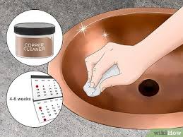 3 ways to clean copper sinks wikihow