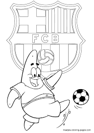 Click the logo and download it! Barcelona Coloring Pages Coloring Home