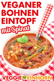 Weisse Bohnensuppe Mit Spinat Und Nudeln Easy Rezept Bohneneintopf Veganer Eintopf Vegane Low Carb Rezepte
