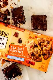 Salted Caramel Brownies Just Add Sprinkles