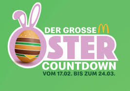 Jetzt mcdonalds app downloaden und mc donalds gutscheine sichern! Mc Donalds Ostercountdown Vom 17 02 2021 Bis 24 03 2021