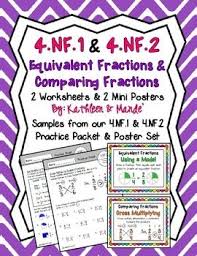 4 Nf 1 Amp 4 Nf 2 Freebie Equivalent Fractions Amp Comparing Fractions Practice Equivalent Fractions Comparing Fractions Fractions