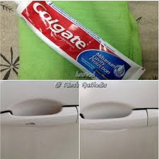 Senang sgt nak hilangkan calar ni. Hilangkan Calar Pada Kereta Dengan Ubat Gigi