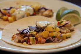 Directions combine all ingredients in a large bowl and mix well. Easy Grilled Fish Tacos Recipe