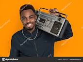 African american man with stereo — Stock Photo © Rawpixel #156021678