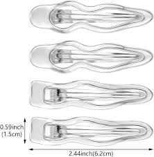 10 presilhas de cabelo onduladas metálicas prateadas Y2K presilhas de  cabelo vintage jacaré grampos de cabelo com franja pequena, acessórios de  bico de pato para mulheres e meninas | Amazon.com.br