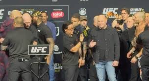 Dana White cancels Sean Strickland and Khamzat Chimaev's final UFC 328 face-off after kick incident