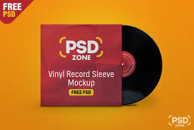 This Is A Free Vinyl Record Sleeve Mockup Which You Use For Showcasing Your Album Artwork With Ease Using Th Vinyl Record Sleeves Vinyl Records Record Sleeves