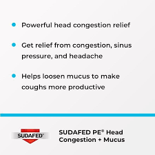 Sudafed Pe Head Congestion Mucus Sudafed