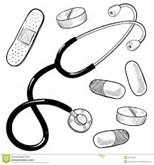 Doctor Tools Coloring Pages In Doctor Tools Coloring Pages I With Tools Coloring P Medical Drawings Stethoscope Drawing Doctor Drawing