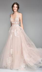 35 Colorful Wedding Dresses You Can Buy Right Now In 2020 Colored Wedding Dresses Blush Tulle Wedding Dress Wedding Dresses Blush