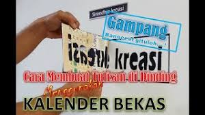 Frame 10 r, tombow dual brushpenterimakasih sudah menonton video initinton juga video video tutorial yg lainnyamembuat tulisan happy . Cara Membuat Tulisan Di Dinding Menggunakan Kalender Bekas Gampang Banget Youtube