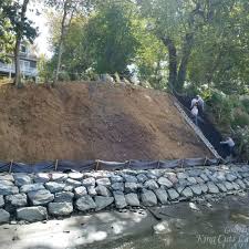 A retaining wall might be just what your landscape needs to create a solid foundation for a steep slope or enclosed decorative garden. How To Build A Wood Retaining Wall On Steep Slope Paulbabbitt Com