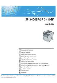 Please select the driver to download. Ricoh Aficio Sp 3400sf User Manual Pdf Download Manualslib