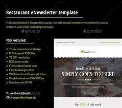 Restaurant Email Newsletter Email Newsletter Template Newsletter Templates Email Marketing Software