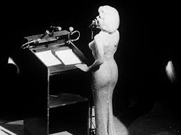 Kennedy at madison square garden where she sang happy birthday mr. Happy Birthday Mr President The Story Of Marilyn Monroe And That Dress Marilyn Monroe The Guardian