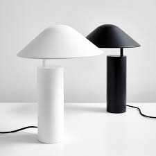 Enoki Black Table Lamp Black Table Lamps Contemporary Black Table Lamp White Table Lamp