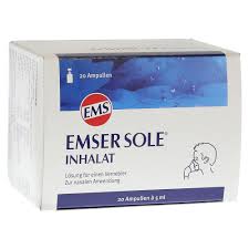 Die soleinhalation wird auch vermehrt als prävention eingesetzt und pflegt nicht nur die atemwege ihres pferdes, sondern verbessert auch das hautbild. Erfahrungen Zu Emser Sole Inhalat Losung Fur Einen Vernebler 20 Stuck N2 Medpex Versandapotheke