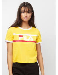 Livraison offerte dès 19 euros pour les adhèrents fidélité; T Shirt Fila Jaune Femme New Daily Offers Insutas Com