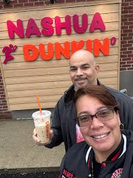 Dunkin' fans from Homestead, Florida visiting New Hampshire