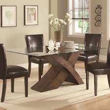 4.6 out of 5 stars 94. Glass Dining Table With Wood Base Ideas On Foter