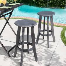 Sling bar height chairs are often used at tropical paradise. Outdoor Bar Stools Target