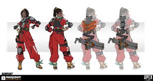 Jun 09, 2021 · apex legends' rampart is the youngest character. Artstation Apex Legends Rampart Cristina Lavina Apex Legend Character Design