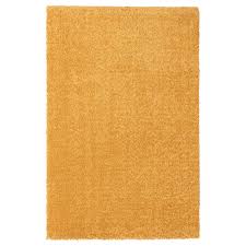Langsted Teppich Kurzflor Gelb 60x90 Cm Ikea Deutschland Ikea Teppich Teppich Teppichreinigung