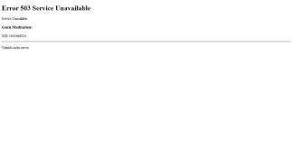 Maybe you would like to learn more about one of these? Was Bedeutet Error 503 Service Unavailable Server Internetseite